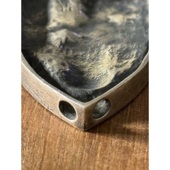 James Avery Retired RARE Sterling Silver Large Saint Anthony Pendant 2 1/4” HTF! - Picture 7 of 10